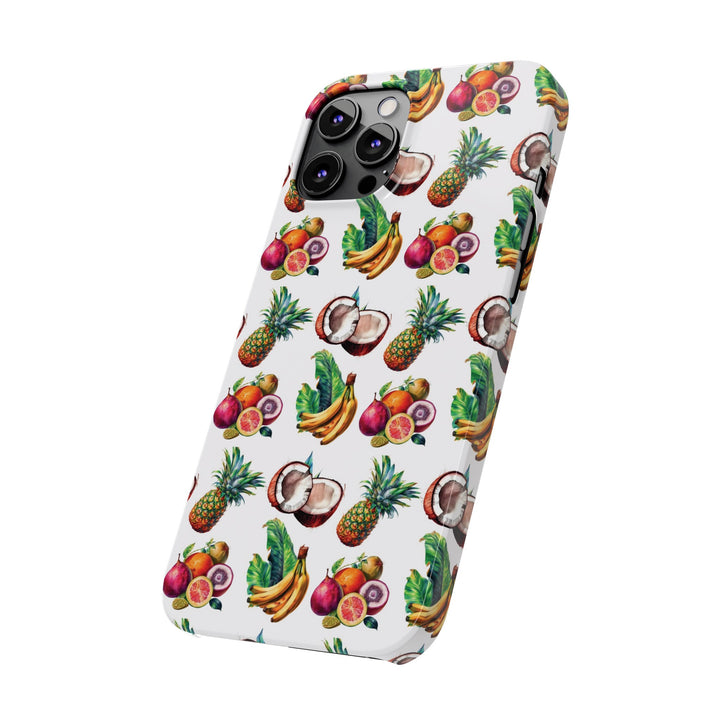 Slim Cute Phone Cases for Iphone - | iPhone 15 Case | iPhone 15 Pro Max Case, Iphone 14 Case, Iphone 14 Pro Max, Iphone 13, Tropical Summer Fruit - Studio40ParkLane