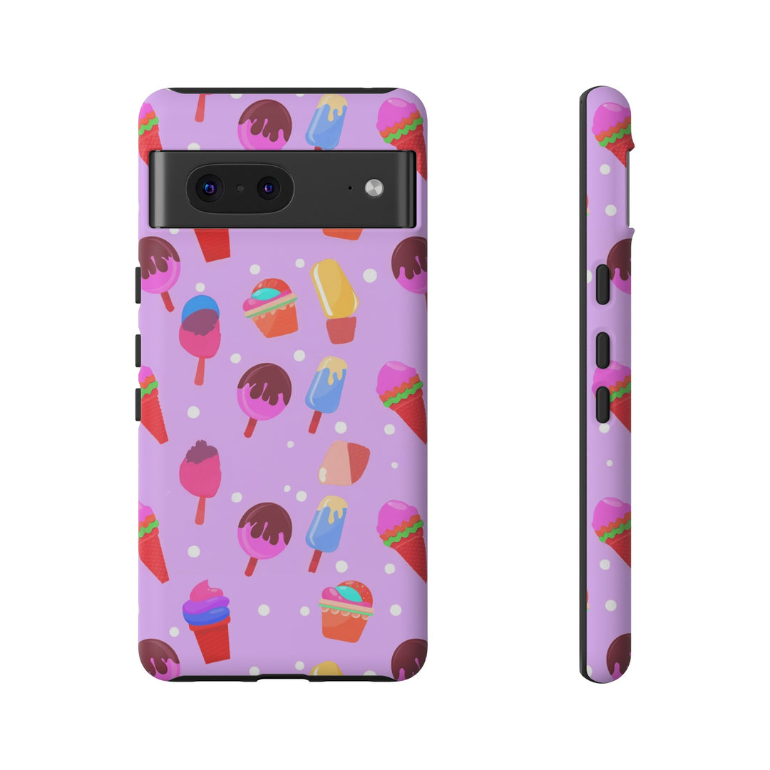 Cute Samsung Case | Cool Iphone Case | Summer Pink Ice - Cream, Samsung S24, S23, S22, S21, IPhone 15 Case | Iphone 14 Case, Iphone 13 Case - Studio40ParkLane