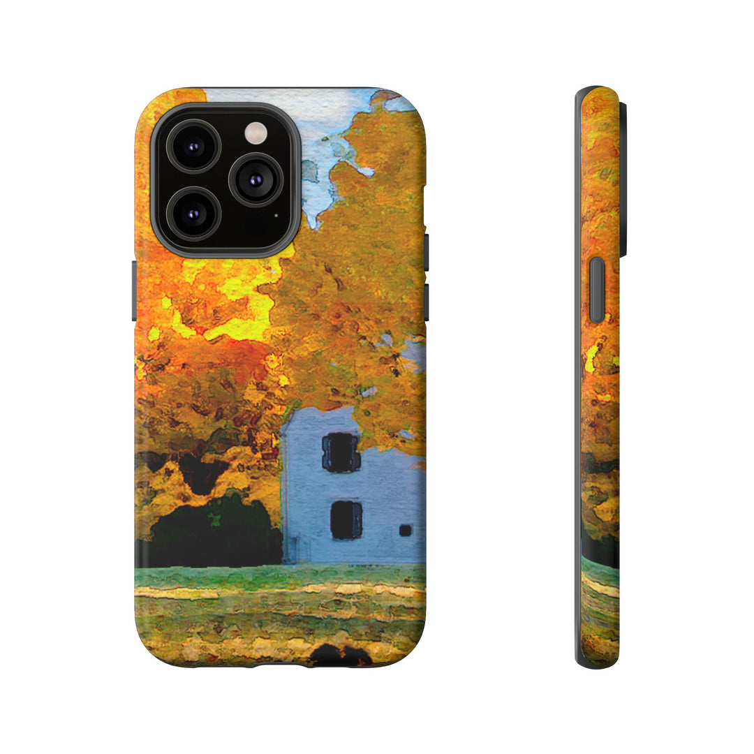 Impact Resistant, Fall Leaves Watercolor, Cute Phone Cases for Samsung S24, S23, S22, S21, IPhone 15 pro Iphone 14 pro Iphone 13 IPhone 12 Iphone 11 - Studio40ParkLane