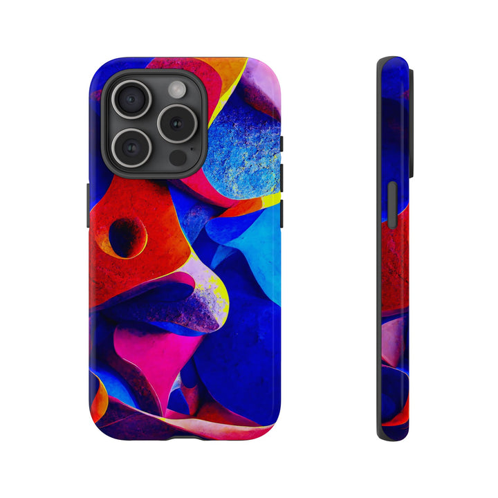 Impact Resistant, Abstract Shapes, Cute Phone Cases for Samsung S24, S23, S22, S21, IPhone 15 pro Iphone 14 pro Iphone 13 IPhone 12 Iphone 11 - Studio40ParkLane
