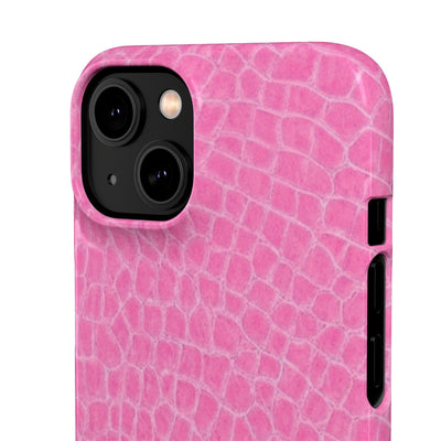 Snap Non Leather Pink Color Pattern Gift for Her Cute Phone Cases for Samsung Galaxy S24, S23, S22, S21, S20, Plus, Ultra, Iphone 16, 15, 14, Pro and Max - Studio40ParkLane