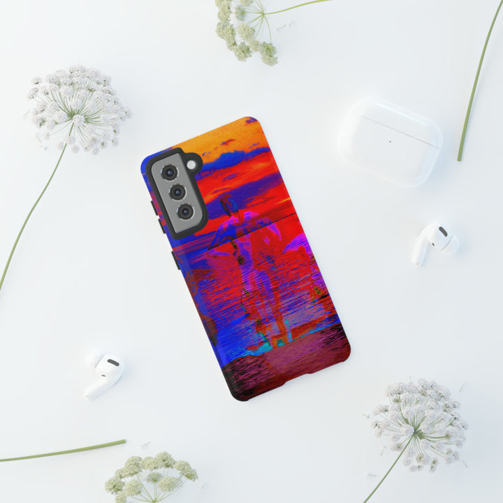 Cute Samsung Phone Case | Aesthetic Samsung Phone Case | Dance Sunset Colorful | Galaxy S23, S22, S21, S20 | Luxury Double Layer | Cool - Studio40ParkLane