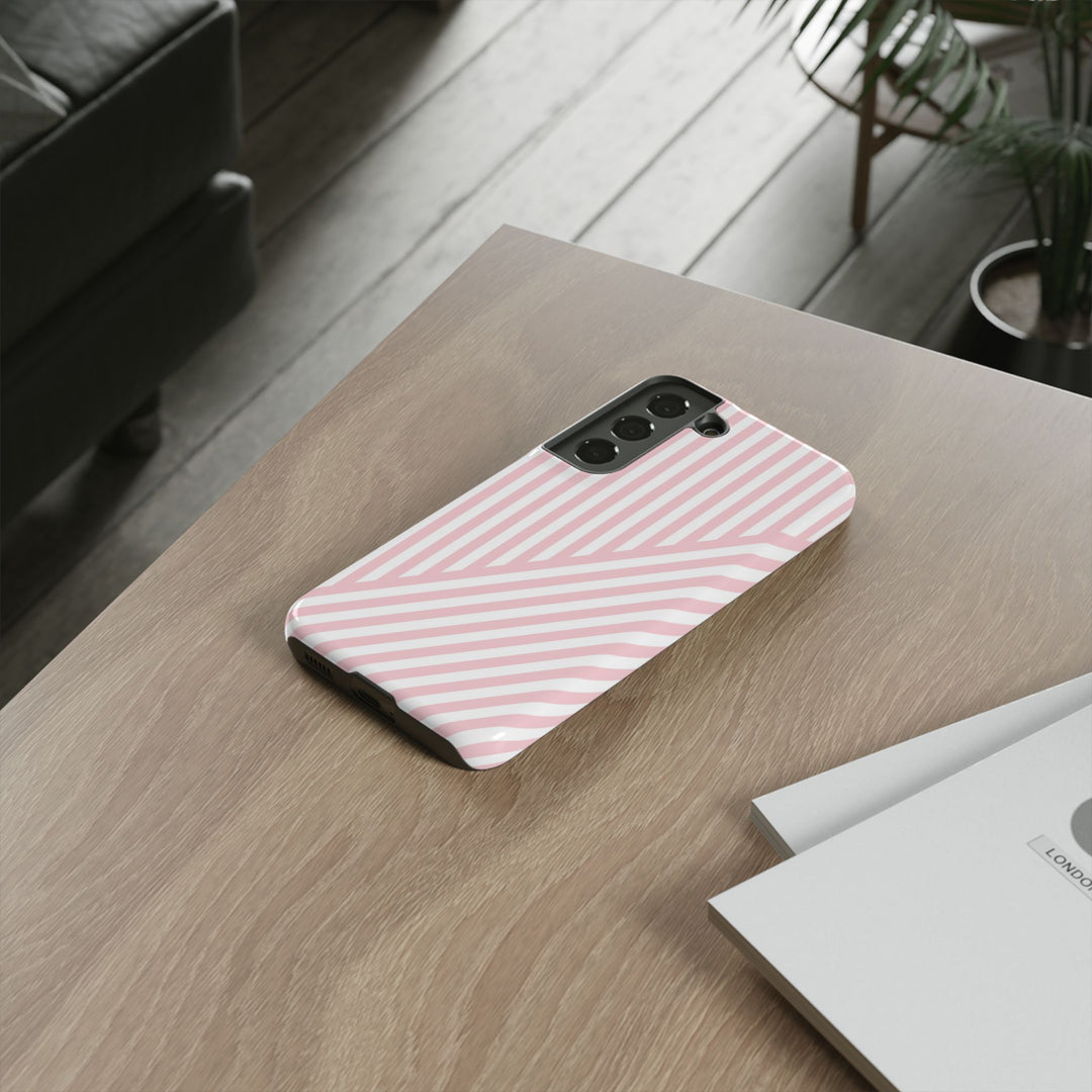 Custom Personalized Tough Phone Case - Aesthetic Stripes - For iPhone 17 Pro Max iPhone 16 Pro iPhone 15 Iphone 14 Iphone 13 Plus 13 12 11 - Studio40ParkLane
