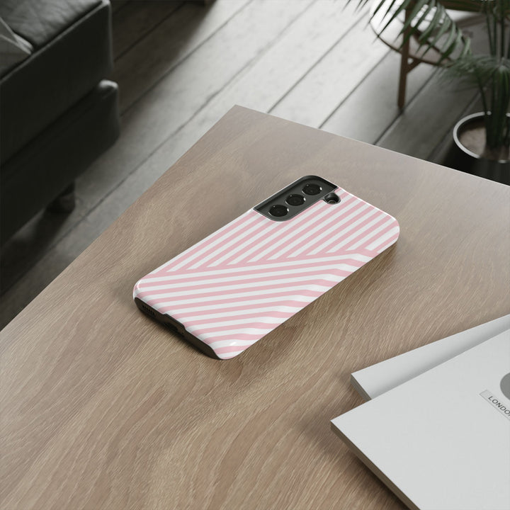 Custom Personalized Tough Phone Case - Aesthetic Stripes - For iPhone 17 Pro Max iPhone 16 Pro iPhone 15 Iphone 14 Iphone 13 Plus 13 12 11 - Studio40ParkLane