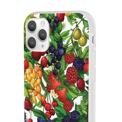 Cute Flexi Phone Cases, For Samsung Galaxy and Iphone, Summer Mixed Fruit, Galaxy S23 Phone Case, Samsung S22 Case, Samsung S21, Iphone 15, Iphone 14, Iphone 13