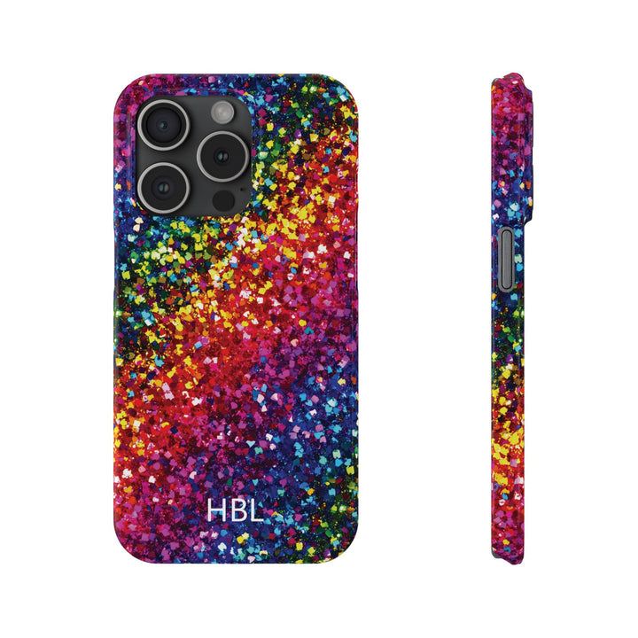 Slim Personalized Slim Muted Faux Play on Glitter Effect Cute Phone Cases for Iphone 16 Pro Max | iPhone 15 Case | iPhone 15 Pro Max Case, Iphone 14, Iphone 14 Pro Max, Iphone 13 12 11 8 7 - Studio40ParkLane