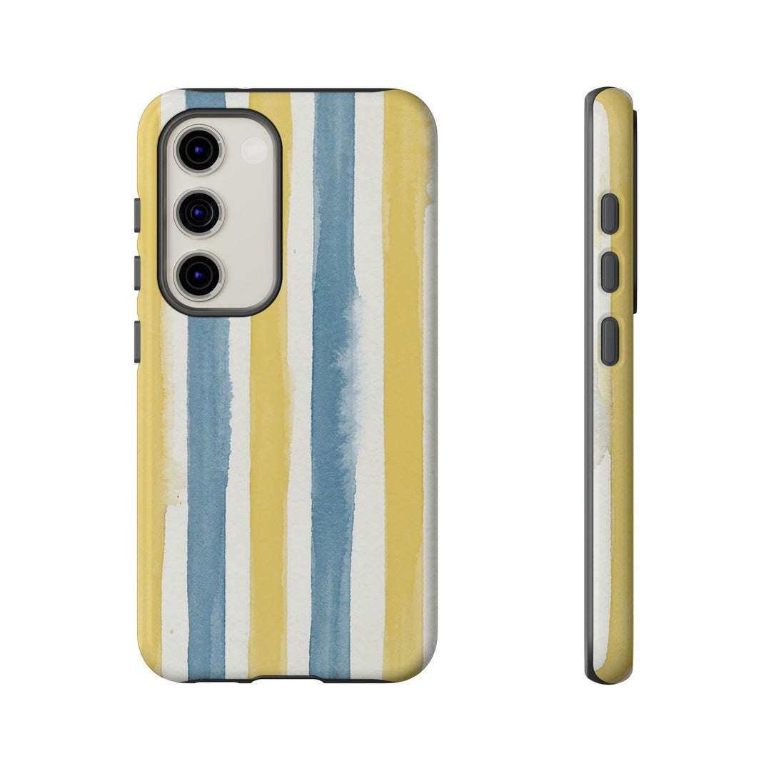 Tough Cute Yellow Stripes Phone Case, for IPhone 17 Pro Max | Iphone 17 Air, Iphone 16, IPhone 15, 14 13 12, Samsung Galaxy S26, S25, S24, S23 - Studio40ParkLane