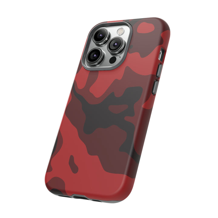 Cool Phone Case | Red Camouflage, For iPhone 15 Case | iPhone 15 Pro Case, Iphone 14 Case, Iphone 14 Pro Max Case, Protective Iphone Case - Studio40ParkLane