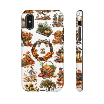 Impact Resistant, Fall Leaves Collage, Cute Phone Cases for Samsung S24, S23, S22, S21, IPhone 15 pro Iphone 14 pro Iphone 13 IPhone 12 Iphone 11