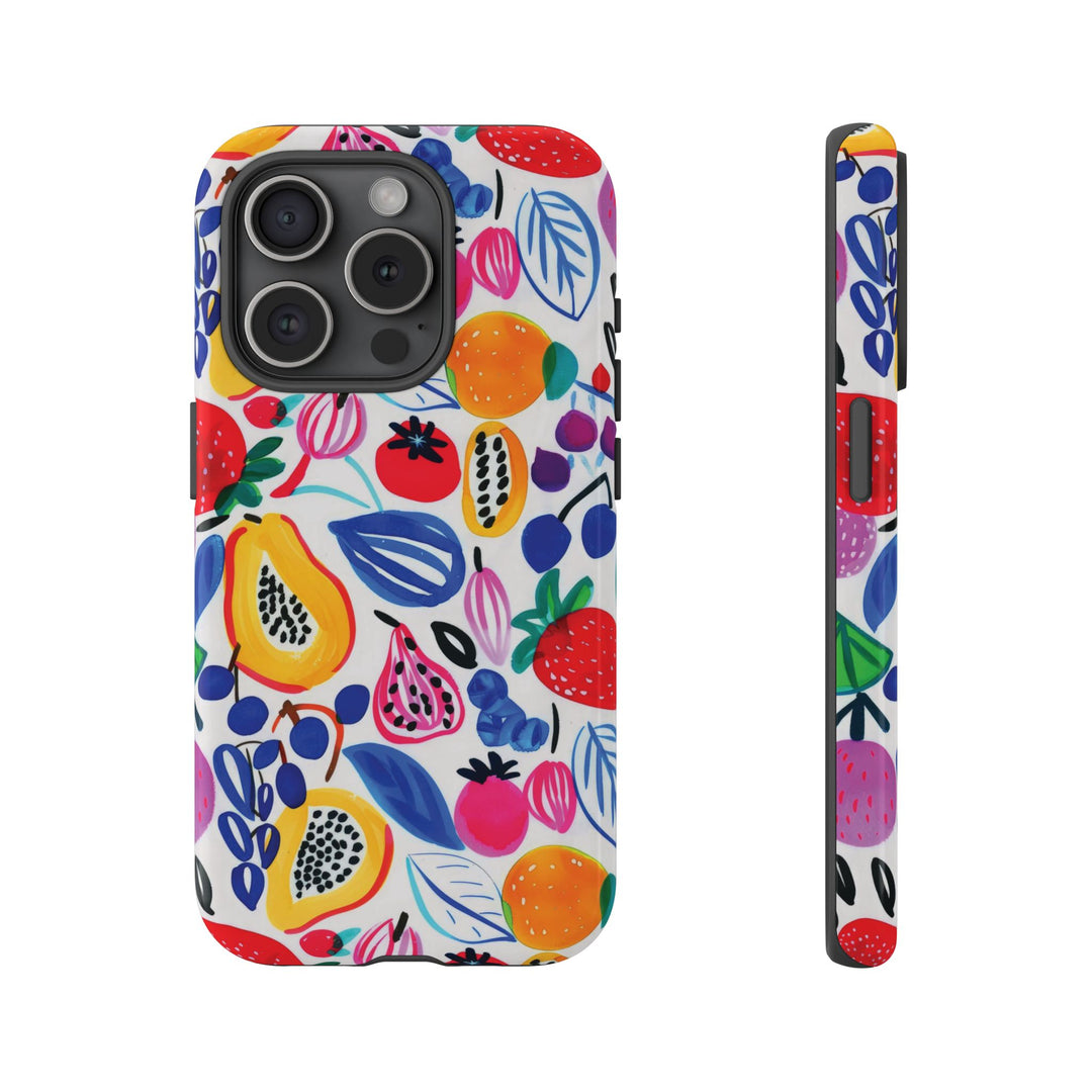 Summer Fruit Cute Tough Phone Case - For Apple iPhone Case 17, 16, 15 Pro Max, 14 Plus, 13 Pro, 12, Samsung Galaxy S26, S25, S24 Plus Ultra - Studio40ParkLane