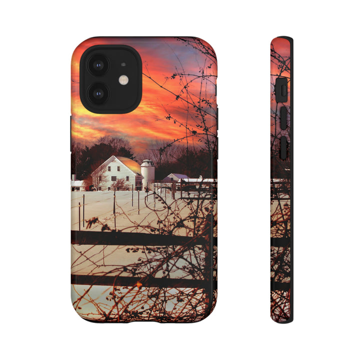 Cool Phone Case | Winter Sunset, For iPhone 15 Case | iPhone 15 Pro Case, Iphone 14 Case, Iphone 14 Pro Max Case, Protective Iphone Case - Studio40ParkLane