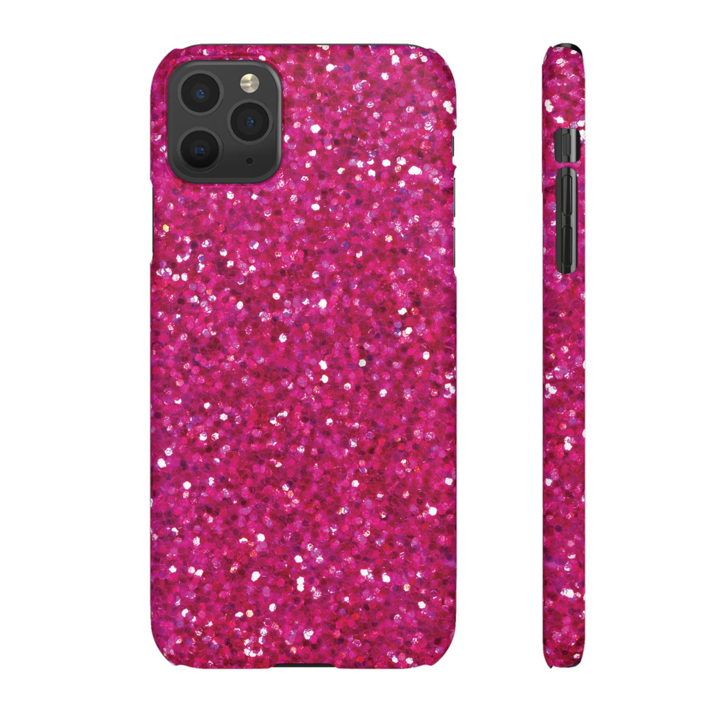 Snap Non-Glitter Muted Pink Play on "Faux" Glitter Effect Cute Phone Cases for Samsung and Iphone, 16, 15, 14, S24, S23, S22, S21, S20, Plus and Ultra