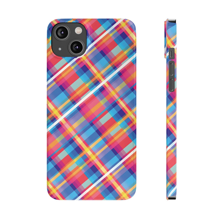 Slim Checkered Plaid Gift for Her Cute Phone Cases for Iphone 16 Pro Max | iPhone 15 Case | iPhone 15 Pro Max Case, Iphone 14, 13, 12, 11, 10, 8, 7 - Studio40ParkLane