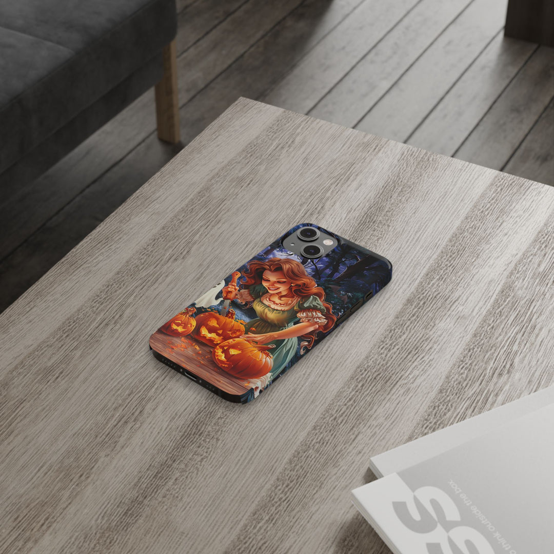 Slim Fall Autumn Pumpkin Fairy Gift for Her Cute Phone Cases for Iphone 16 | iPhone 15 Case | iPhone 15 Pro Max Case, Iphone 14, Iphone 14 Pro Max, Iphone 13, Slim - Studio40ParkLane