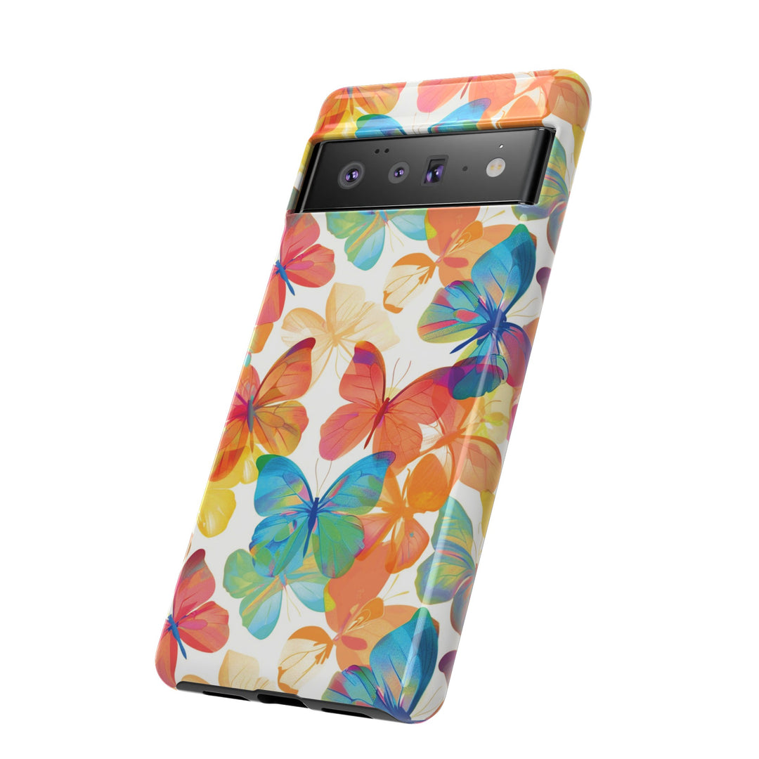 Cute Samsung Case | Cool Iphone Case | Summer Bright Butterflies, Samsung S24, S23, S22, S21, IPhone 15 Case | Iphone 14 Case, Iphone 13 Case - Studio40ParkLane