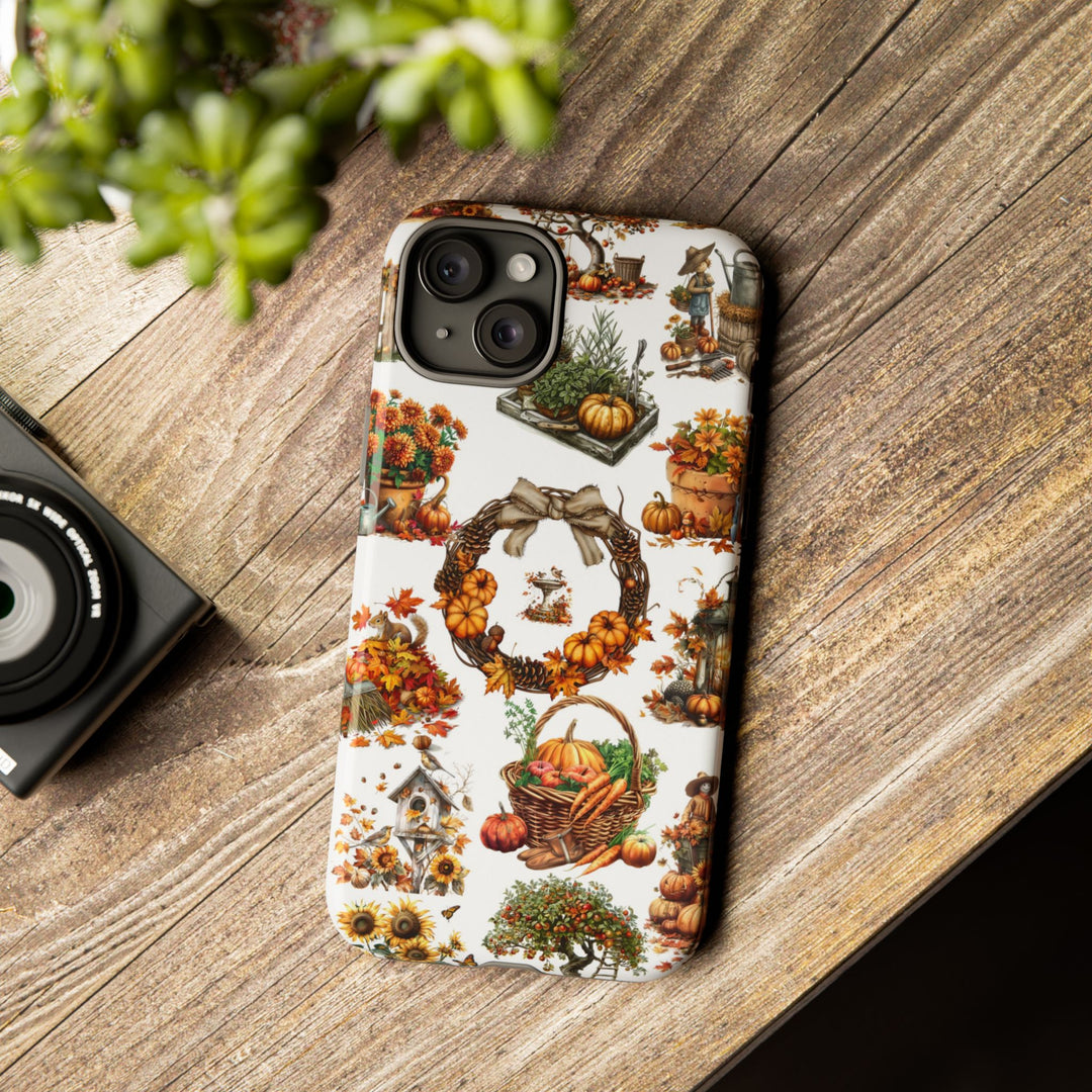 Impact Resistant, Fall Leaves Collage, Cute Phone Cases for Samsung S24, S23, S22, S21, IPhone 15 pro Iphone 14 pro Iphone 13 IPhone 12 Iphone 11 - Studio40ParkLane