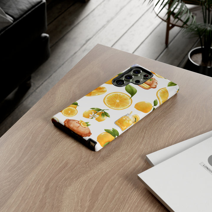 Cute Samsung Phone Case | Aesthetic Samsung Phone Case | Galaxy S23, S22, S21, S20 | Summer Fruit Lemons, Protective Phone Case - Studio40ParkLane