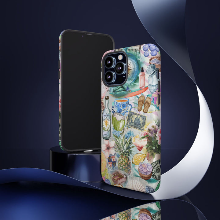 Impact Resistant, Travel Coquette Collage, Cute Phone Cases for Samsung S24, S23, S22, S21, IPhone 15 pro Iphone 14 pro Iphone 13 IPhone 12 Iphone 11 - Studio40ParkLane