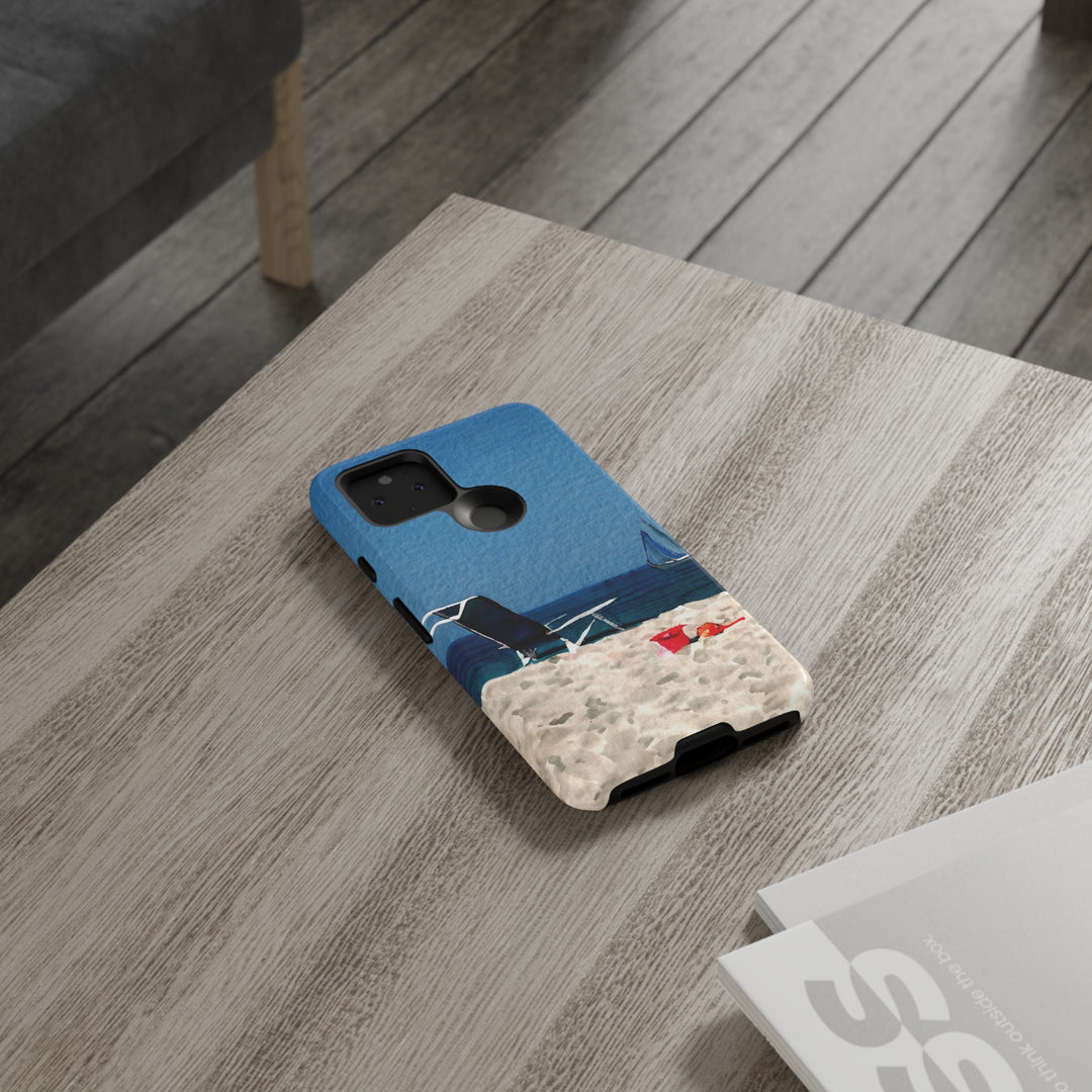 Cute Samsung Case | Cool Iphone Case | Summer Blue Beach Chair, Samsung S24, S23, S22, S21, IPhone 15 Case | Iphone 14 Case, Iphone 13 Case - Studio40ParkLane