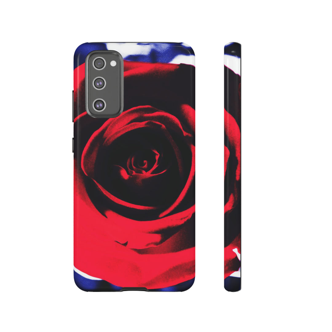 Cute Samsung Phone Case | Aesthetic Samsung Phone Case | Red Rose | Galaxy S23, S22, S21, S20 | Luxury Double Layer | Cool - Studio40ParkLane