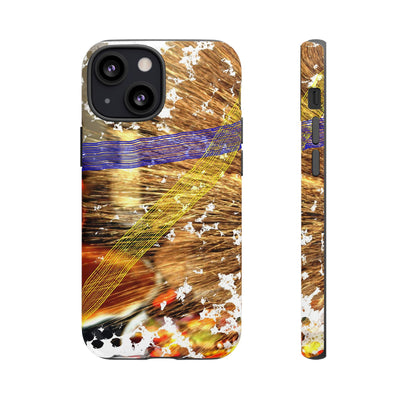 Impact Resistant, Pecan Pie Abstract, Cute Phone Cases for Samsung S24, S23, S22, S21, IPhone 15 pro Iphone 14 pro Iphone 13 IPhone 12 Iphone 11