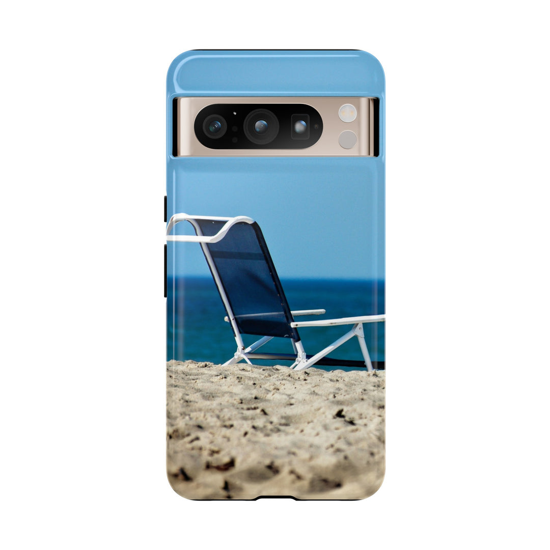 Cute Samsung Case | Cool Iphone Case | Summer Blue Beach Chair, Samsung S24, S23, S22, S21, IPhone 15 Case | Iphone 14 Case, Iphone 13 Case - Studio40ParkLane