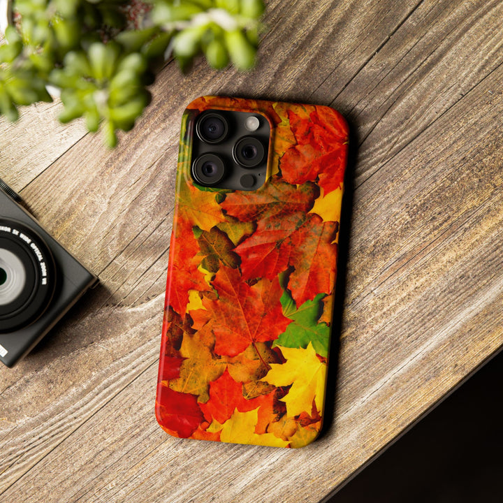 Slim Fall Leaves Slim Cute Phone Cases for Iphone | iPhone 15 Case | iPhone 15 Pro Max Case, Iphone 14, Iphone 14 Pro Max, Iphone 13 - Studio40ParkLane