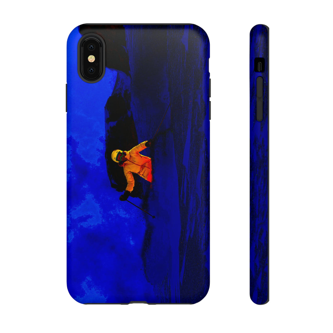 Cute IPhone Case | iPhone 15 Case | iPhone 15 Pro Max Case, Iphone 14 Case, Iphone 14 Pro Max Case IPhone Case for Art Lovers, Skier Mountain Night - Studio40ParkLane
