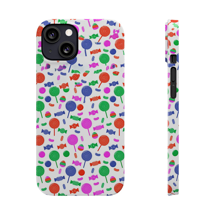 Slim Cute Phone Cases for Iphone - | iPhone 15 Case | iPhone 15 Pro Max Case, Iphone 14 Case, Iphone 14 Pro Max, Iphone 13, Summer Lollipops Red - Studio40ParkLane