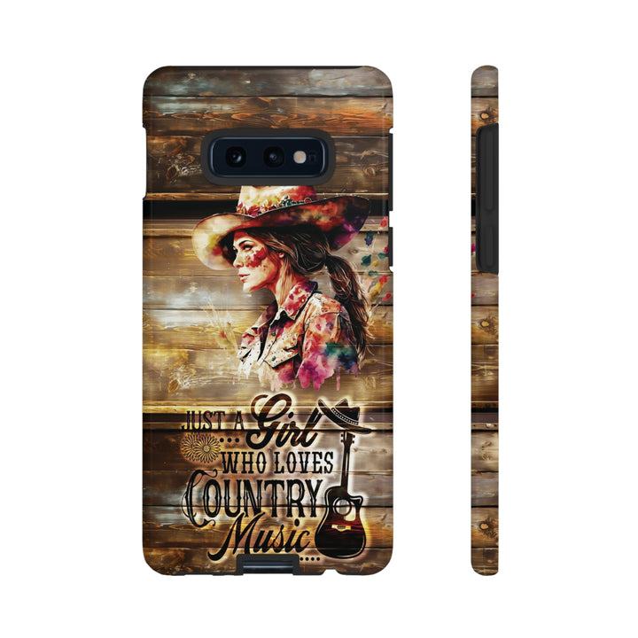 Cute Samsung Phone Case | Aesthetic Samsung Phone Case | Galaxy S23, S22, S21, S20 | Country Music Girl, Protective Phone Case - Studio40ParkLane