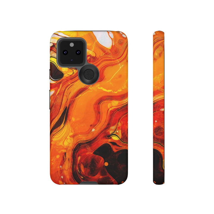 Impact Resistant, Fall Colors Marble, Cute Phone Cases for Samsung S24, S23, S22, S21, IPhone 15 pro Iphone 14 pro Iphone 13 IPhone 12 Iphone 11 - Studio40ParkLane