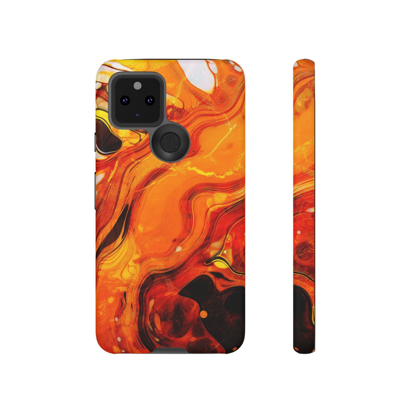 Impact Resistant, Fall Colors Marble, Cute Phone Cases for Samsung S24, S23, S22, S21, IPhone 15 pro Iphone 14 pro Iphone 13 IPhone 12 Iphone 11