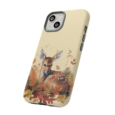 Autumn Fall Deer Gift for Her Cute Phone Case for, Samsung Galaxy S24, S23, S22, S21, IPhone 16 Case | Iphone 15, Iphone 14, IPhone 13 Case