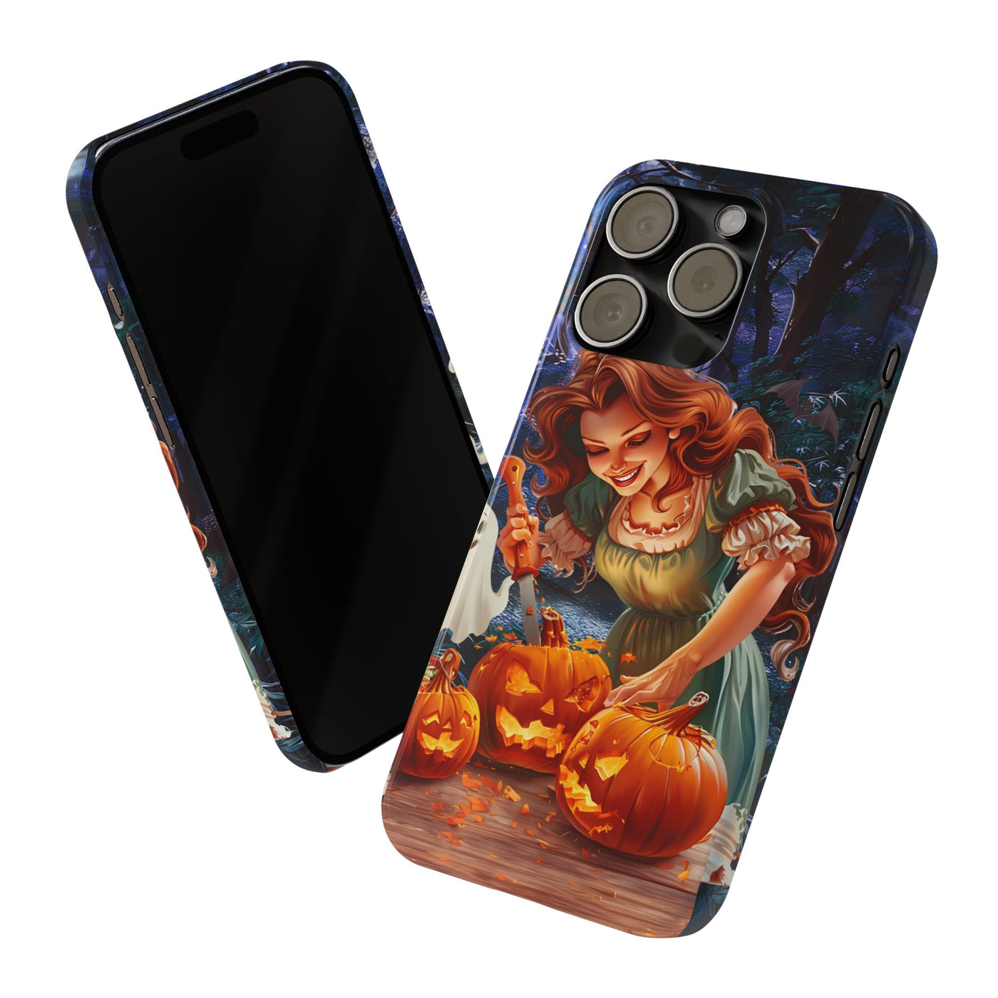 Slim Fall Autumn Pumpkin Fairy Gift for Her Cute Phone Cases for Iphone 16 | iPhone 15 Case | iPhone 15 Pro Max Case, Iphone 14, Iphone 14 Pro Max, Iphone 13, Slim