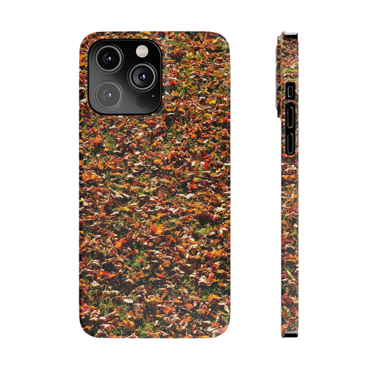 Slim Cute Phone Cases for Iphone - | iPhone 15 Case | iPhone 15 Pro Max Case, Iphone 14 Case, Iphone 14 Pro Max, Iphone 13, New England Fall Leaves - Studio40ParkLane
