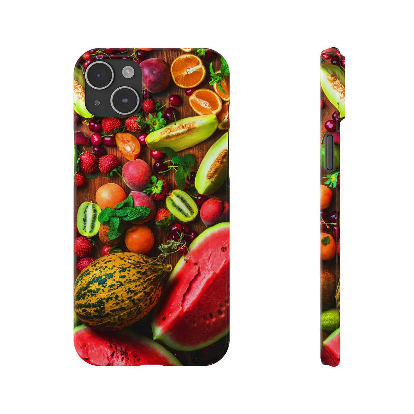 Slim Fall Fruit Collage Phone Cases for Iphone 16 | iPhone 15 Case | iPhone 15 Pro Max Case, Iphone 14, Iphone 14 Pro Max, Iphone 13, Slim Mom Dad Gift