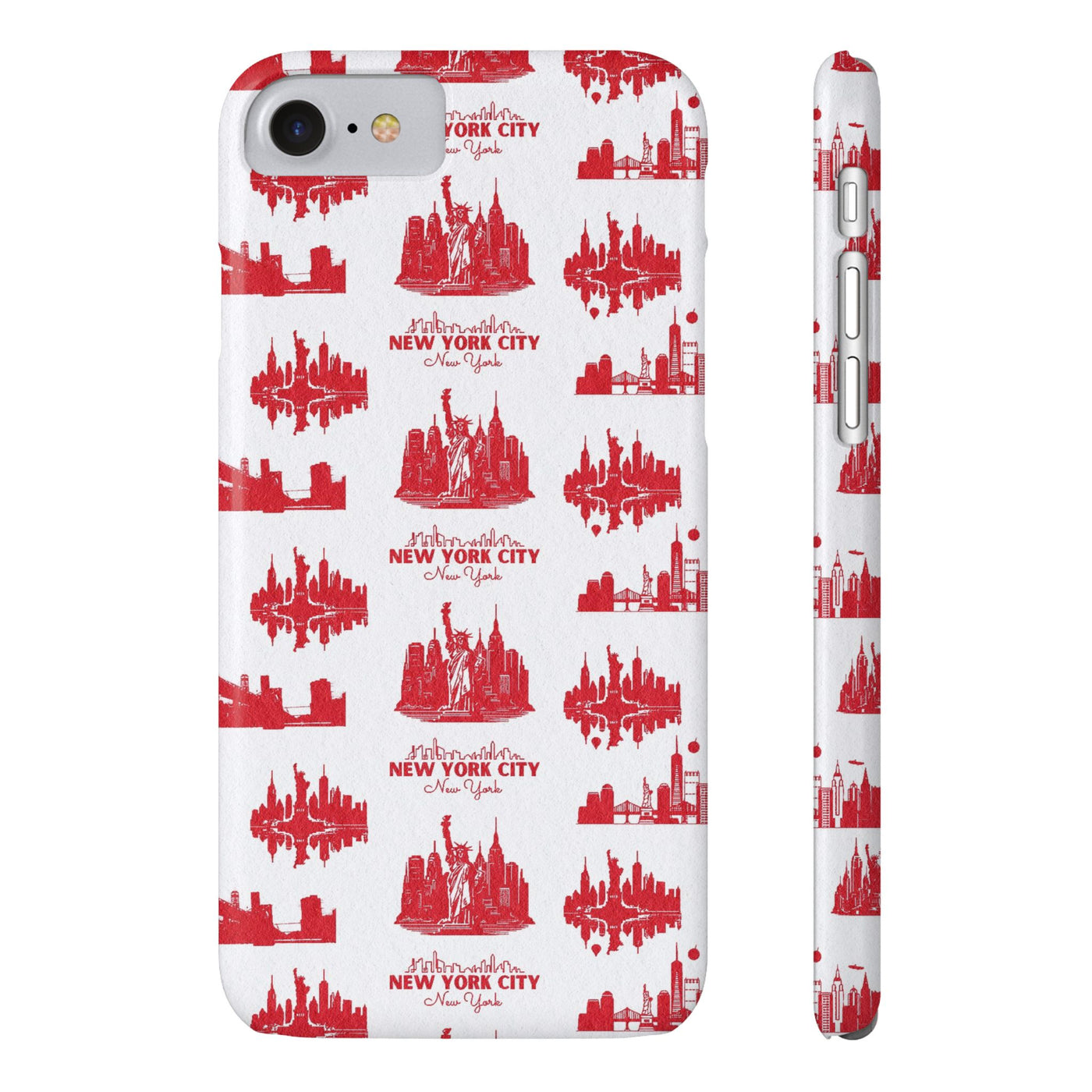 New York Skyline Red Collage Coquette Gift for Her Cute Phone Cases for Iphone 16 Pro Max | iPhone 15 Case | iPhone 15 Pro Max Case, Iphone 14, Iphone 14 Pro Max, Iphone 13 12 11 8 7