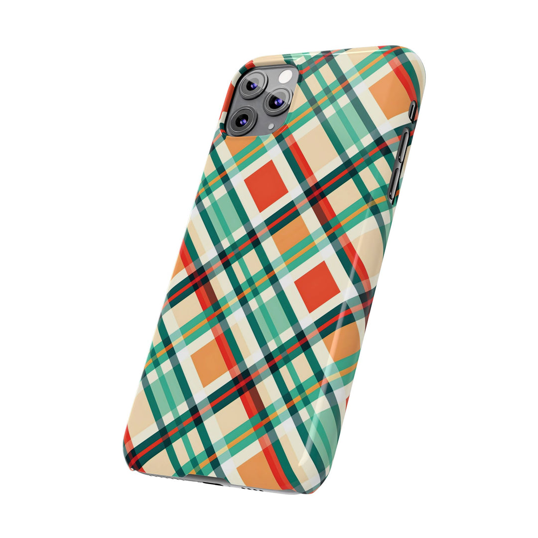 Slim Checkered Plaid Gift for Her Cute Phone Cases for Iphone 16 Pro Max | iPhone 15 Case | iPhone 15 Pro Max Case, Iphone 14, 13, 12, 11, 10, 8, 7 - Studio40ParkLane