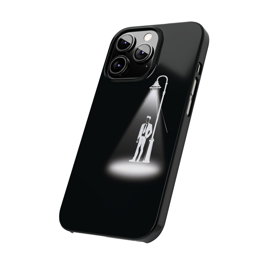 Slim Mystery Man Spotlight Gift for Her Cute Phone Cases for Iphone 16 Pro Max | iPhone 15 Case | iPhone 15 Pro Max Case, Iphone 14, 13, 12, 11, 10, 8, 7 - Studio40ParkLane