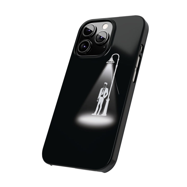 Slim Mystery Man Spotlight Gift for Her Cute Phone Cases for Iphone 16 Pro Max | iPhone 15 Case | iPhone 15 Pro Max Case, Iphone 14, 13, 12, 11, 10, 8, 7 - Studio40ParkLane