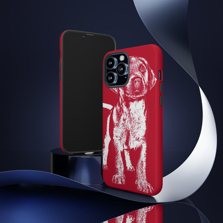 Cute IPhone Case | iPhone 15 Case | iPhone 15 Pro Max Case, Iphone 14 Case, Iphone 14 Pro Max Case IPhone Case for Dog Lovers, Puppy Dog Red - Studio40ParkLane
