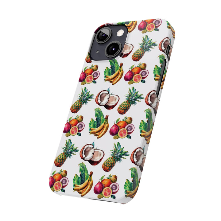 Slim Cute Phone Cases for Iphone - | iPhone 15 Case | iPhone 15 Pro Max Case, Iphone 14 Case, Iphone 14 Pro Max, Iphone 13, Tropical Summer Fruit - Studio40ParkLane
