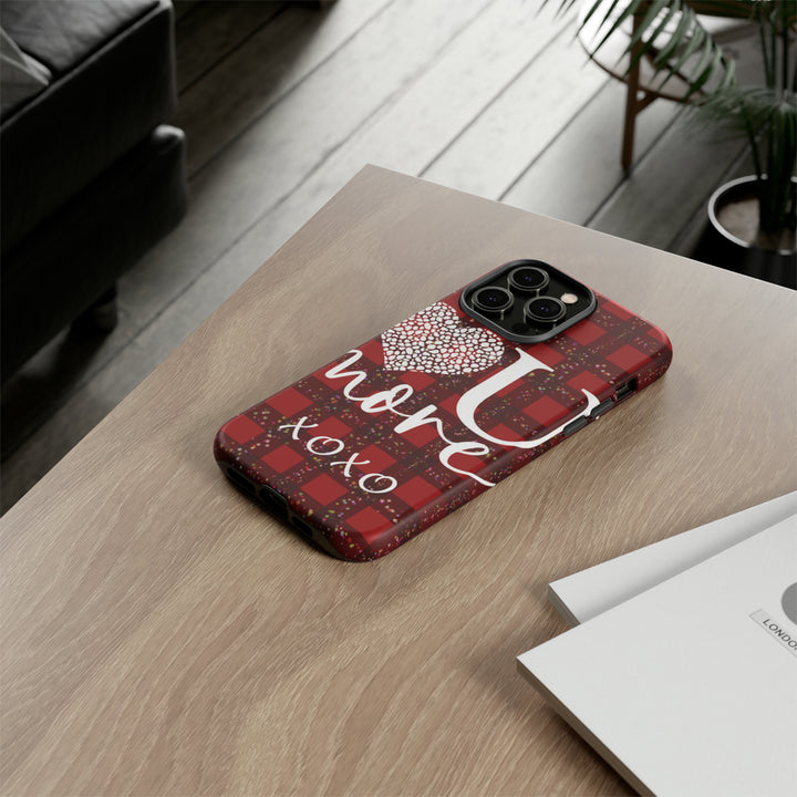 Cute IPhone Case | iPhone 15 Case | iPhone 15 Pro Max Case, Iphone 14 Case, Iphone 14 Pro Max Case IPhone Case for Art Lovers, Love You Red - Studio40ParkLane