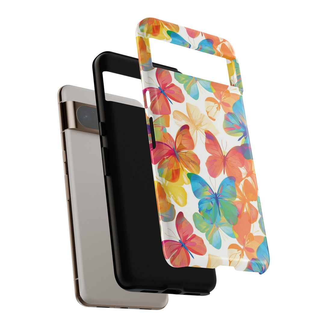 Cute Samsung Case | Cool Iphone Case | Summer Bright Butterflies, Samsung S24, S23, S22, S21, IPhone 15 Case | Iphone 14 Case, Iphone 13 Case - Studio40ParkLane