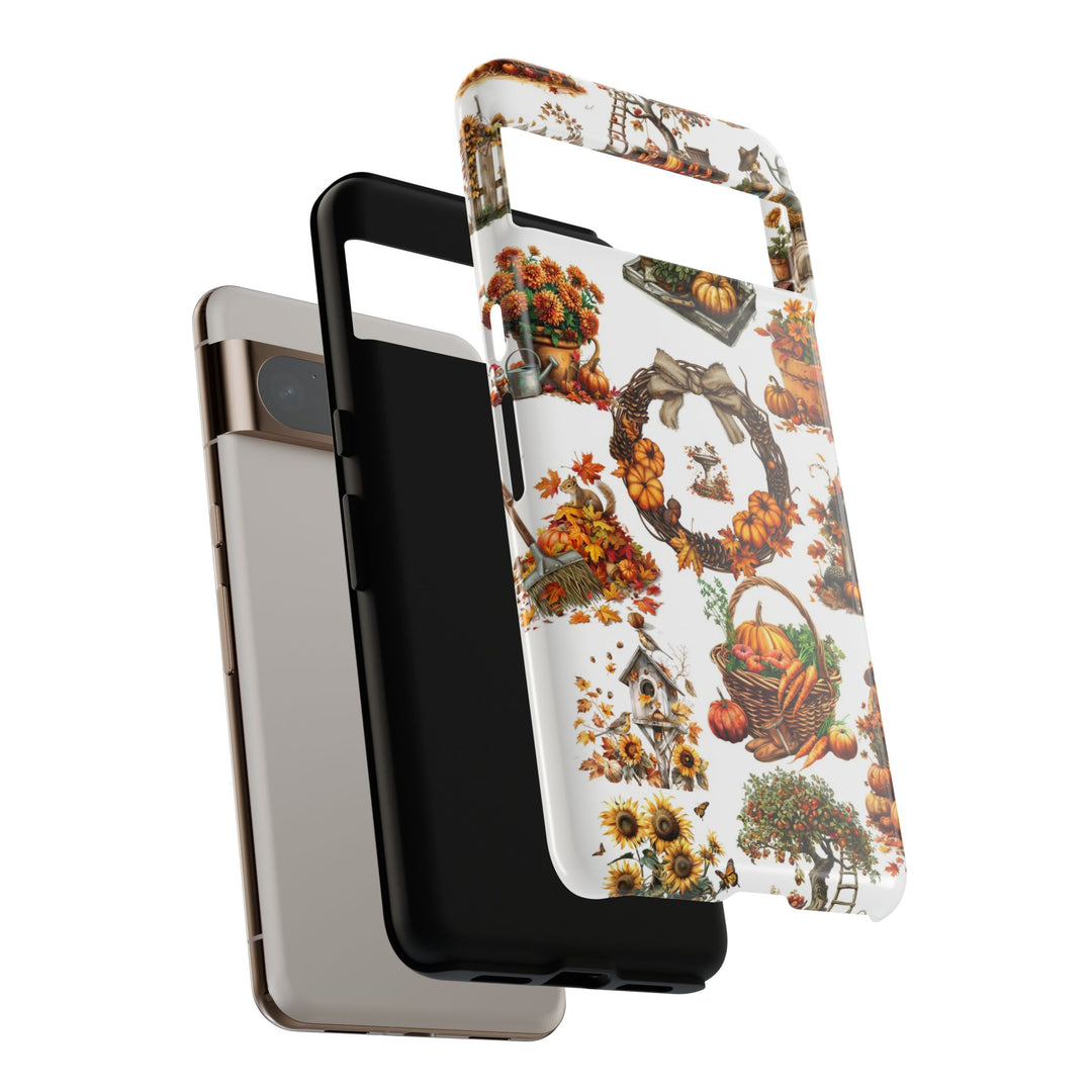 Impact Resistant, Fall Leaves Collage, Cute Phone Cases for Samsung S24, S23, S22, S21, IPhone 15 pro Iphone 14 pro Iphone 13 IPhone 12 Iphone 11 - Studio40ParkLane