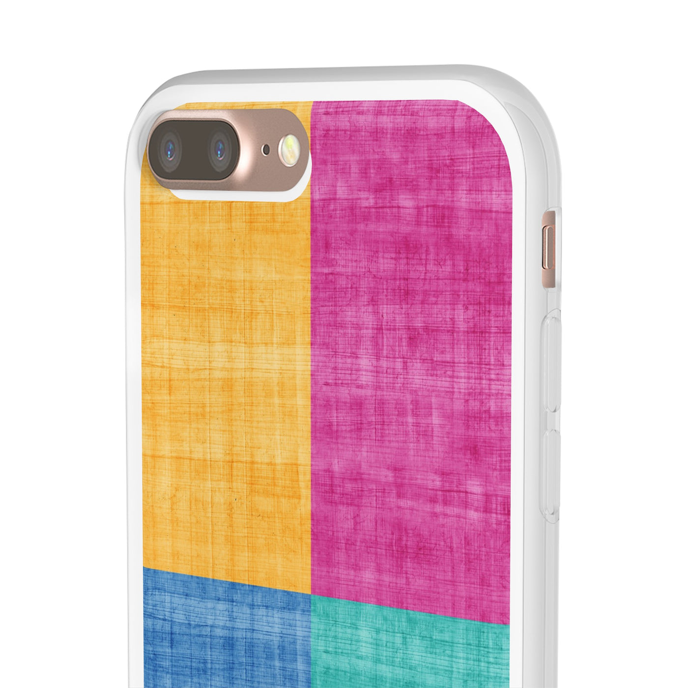 Cute Flexi Phone Cases, Abstract Colored Blocks, Compatible with Samsung Galaxy S23, Samsung S22, Samsung S21, Samsung S20, Galaxy S20 Ultra