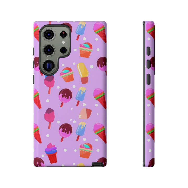 Cute Samsung Case | Cool Iphone Case | Summer Pink Ice - Cream, Samsung S24, S23, S22, S21, IPhone 15 Case | Iphone 14 Case, Iphone 13 Case - Studio40ParkLane