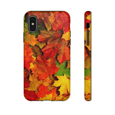 Fall Leaves Impact Resistant, Cute Phone Cases for Samsung S24, S23, S22, S21, IPhone 15 pro Iphone 14 pro Iphone 13 IPhone 12 Iphone 11