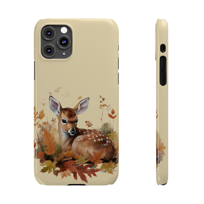 Slim Autumn Fall Deer Gift for Her Cute Phone Cases for Iphone 16 | iPhone 15 Case | iPhone 15 Pro Max Case, Iphone 14, Iphone 14 Pro Max, Iphone 13, Slim