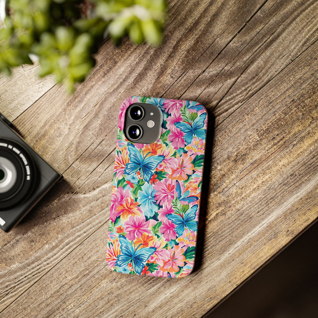 Slim Butterflies Flowers Gift for Her Cute Phone Cases for Iphone 16 Pro Max | iPhone 15 Case | iPhone 15 Pro Max Case, Iphone 14, 13, 12, 11, 10, 8, 7 - Studio40ParkLane